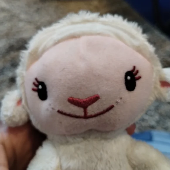 ✓Ty Beanie Babies Disney Doc McStuffins 8" LAMBIE Beanbag Plush Stuffed Toy - Picture 5 of 16